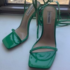 Green Steve Maddens, Sz 7.5